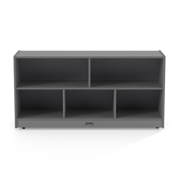 Kids Mobile Wooden Gray Toy Storage Bookshelf
