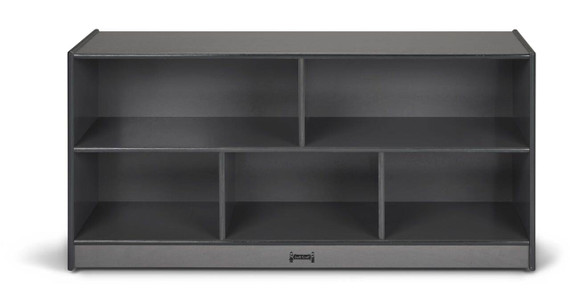 Kids Mobile Wooden Gray Toy Storage Bookshelf