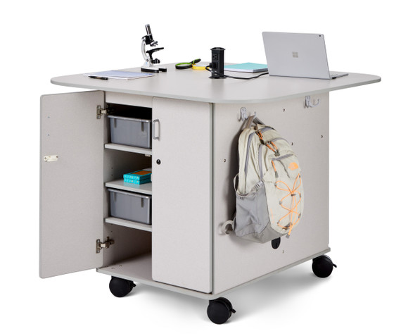 Gray Counter Height Classroom STEM Table