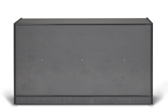 Wooden Gray Adjustable 2 Shelf Toy Storage Bookshelf