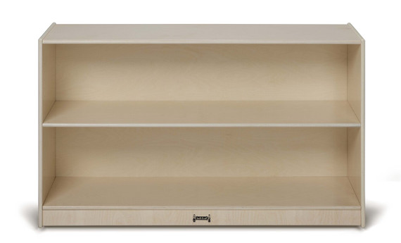 Wooden White Adjustable 2 Shelf Toy Storage Bookshelf