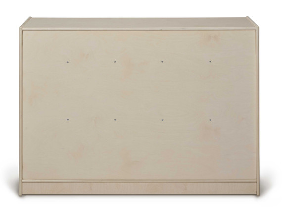 25 Cubby Wooden White Classroom Storage Organizer With Clear Bins