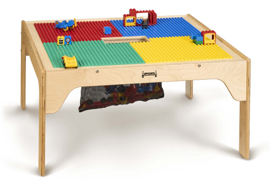 Wooden Kids DUPLO® Compatible Square Storage Table