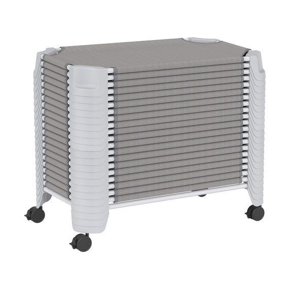 QuietTime® 20 Stackable Daycare Nap Cots with Cart