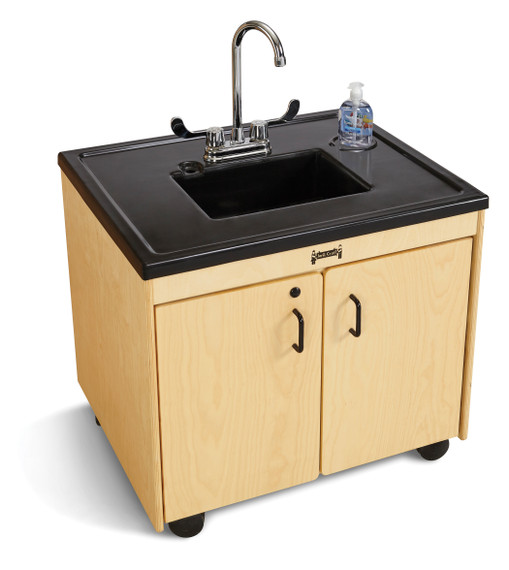 Clean Hands Helper Portable Sink – Nonelectric - 26" Counter - Plastic Sink