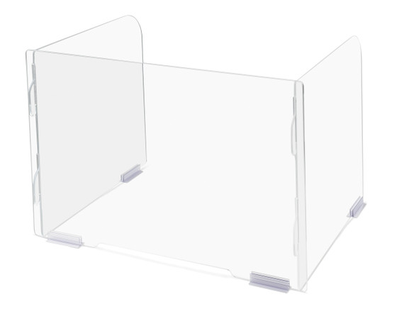 See-Thru Student Desktop Shield -16.5" High See-Thru Student Desktop Shield -16.5" High
