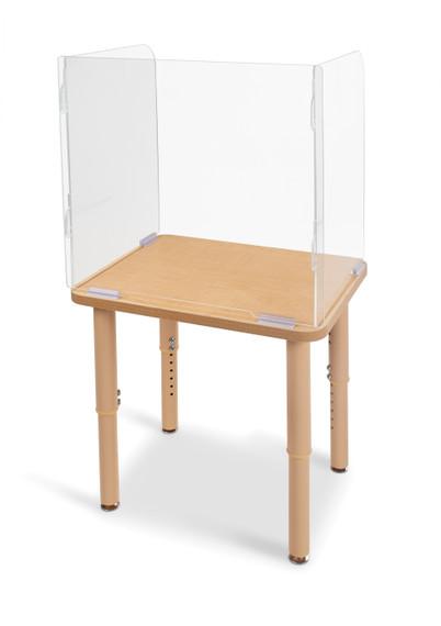 See-Thru Student Desktop Shield - 24" High See-Thru Student Desktop Shield - 24" High
