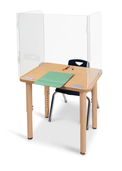 See-Thru Student Desktop Shield - 24" High See-Thru Student Desktop Shield - 24" High