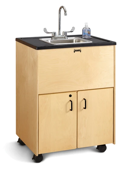 Clean Hands Helper Portable Sink - 38" Counter - Stainless Steel Sink - Plumbing Required