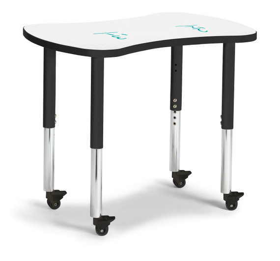 Dry Erase Collaborative Bowtie Table Dry Erase Collaborative Bowtie Table