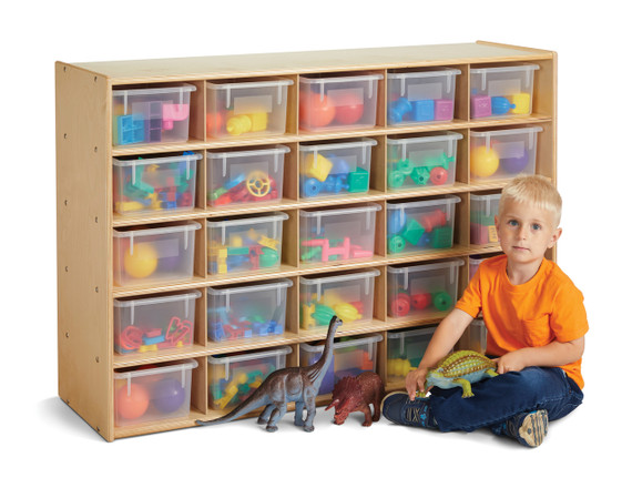 Young Time 25 Cubbie-Tray Storage