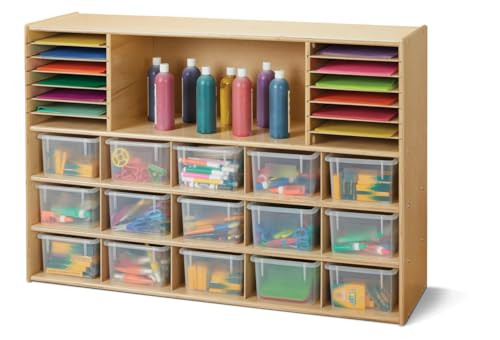 Young Time Sectional Cubbie-Tray Storage