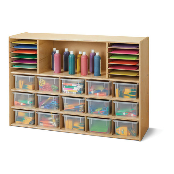 Sectional Cubbie-Tray Storage - without Bins