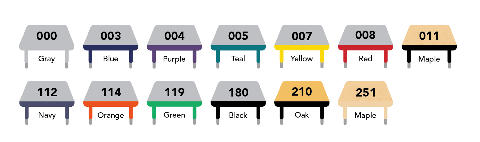 Berries table color icons
