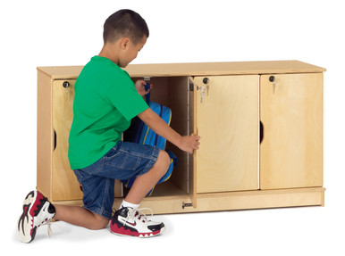 Jonti-Craft® Stacking Lockable Lockers - Single Stack | 4688JC