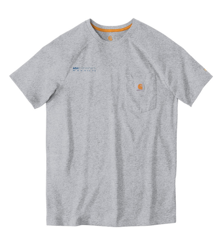 Carhartt® Force Cotton Delmont SS T-Shirt with Pocket