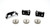 16224 Mounting Brackets for Cforce Mini Motors in Alexa Mini Housing