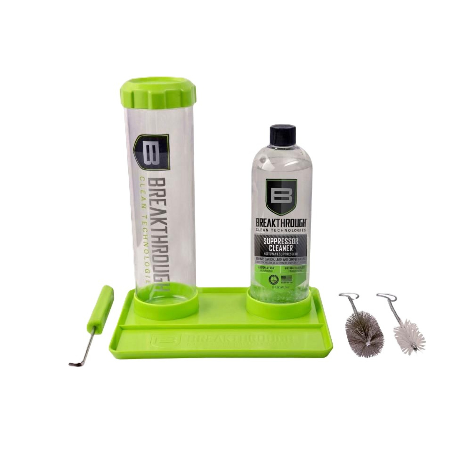 Cleaning kit on display