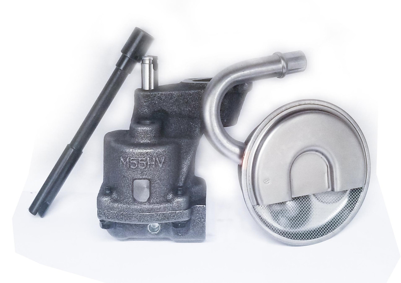 M55HV HI VOLUME OIL PUMP W/PINNED STEEL SHAFT & SCREEN - Northern