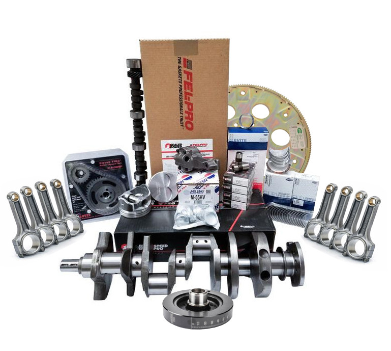 シボレーSB383 TOTAL SEALピストンリング & KB ピストンセット Chevy 383 Balanced Street Perf Engine Kit w/ Crank