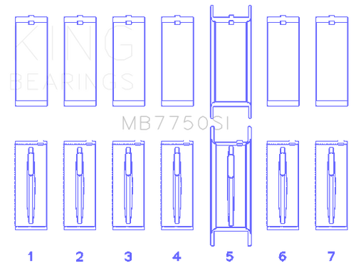 KNGMB7750SI Engine Bearing