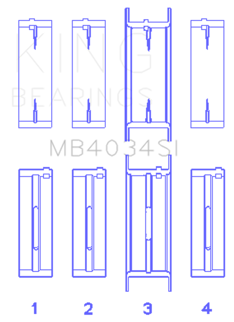 KNGMB4034SI0.25 Engine Bearing