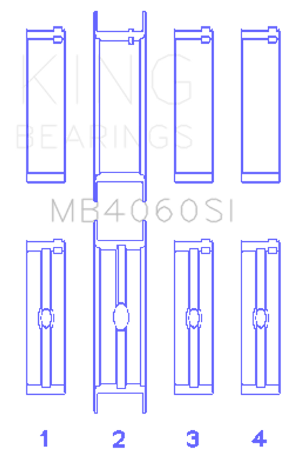 KNGMB4060SI0.25 Engine Bearing