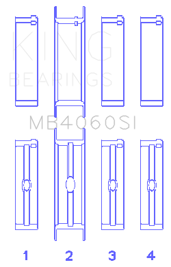 KNGMB4060SI0.25 Engine Bearing