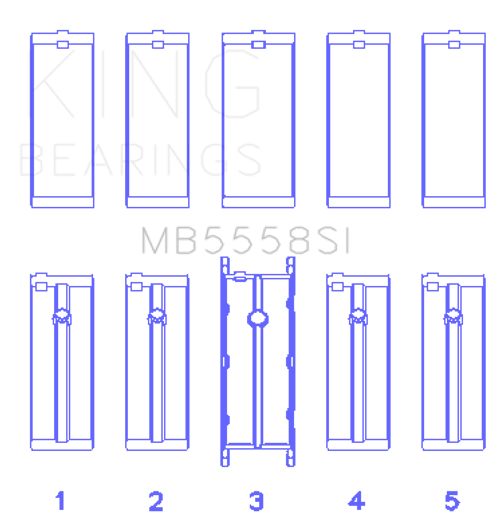 KNGMB5558SI0.25 Engine Bearing