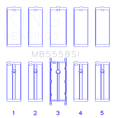 KNGMB5558SI0.25 Engine Bearing