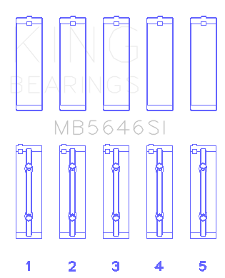 KNGMB5646SI Engine Bearing