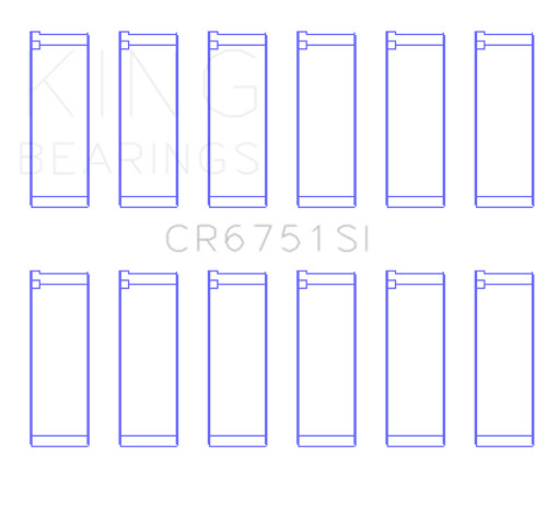 KNGCR6751SI0.25 Engine Bearing KNGCR6751SI0.25 Engine Bearing