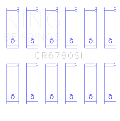 KNGCR6780SI0.5 Engine Bearing