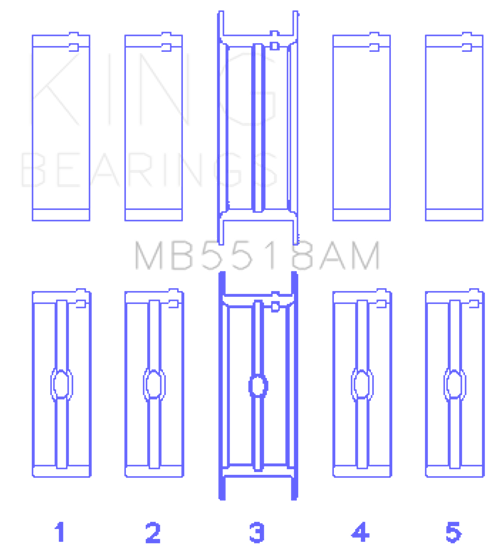 KNGMB5518AM040 Engine Bearing