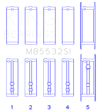 KNGMB5532SI030 Engine Bearing