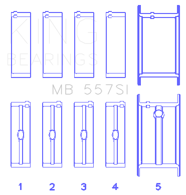 KNGMB557SI010 Engine Bearing