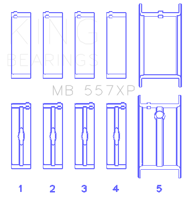 KNGMB557XP Engine Bearing