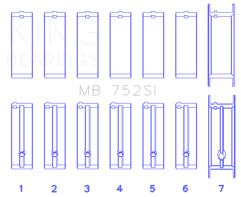 KNGMB752SI020 Engine Bearing