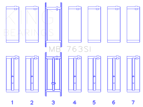 KNGMB763SI010 Engine Bearing