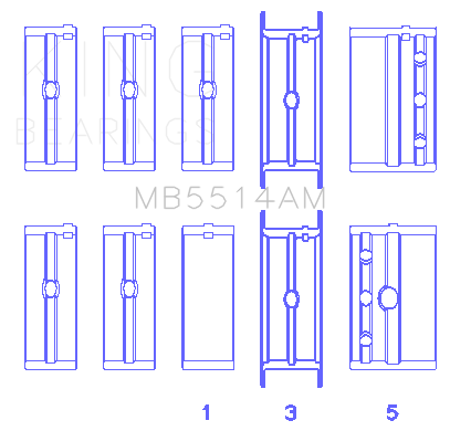 KNGMB5514AM020 Engine Bearing
