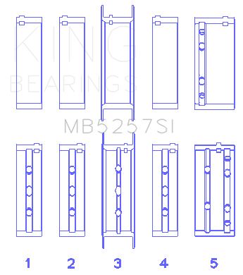 KNGMB5257SI0.25 Engine Bearing