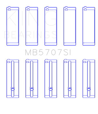 KNGMB5707SI0.25 Engine Bearing