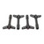 PFM141-756 Wing Nuts - Black