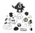HLY20-290BK Black Mid-Mount
