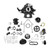 HLY20-291BK Black Mid-Mount