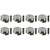 FEDH857CP.50MM Cast Piston Set
