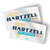 Hartzell For Congress (4.5" x 2.4" Vinyl Sticker -- Pack of Two!)