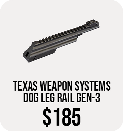 TEXAS WEAPON SYSTEMS DOG LEG RAIL G3