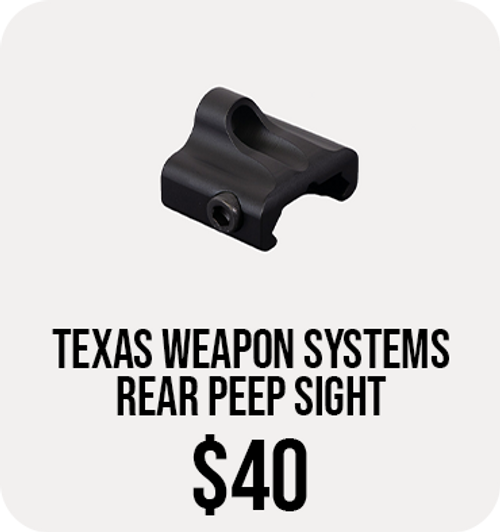 TEXAS WEAPON SYSTEMS REAR PEEP SIGHT