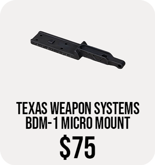 TEXAS WEAPON SYSTEMS BDM-1 MICRO DOT